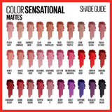 Maybelline New York Color Sensational Matte Lipstick, Червило, Daringly Nude